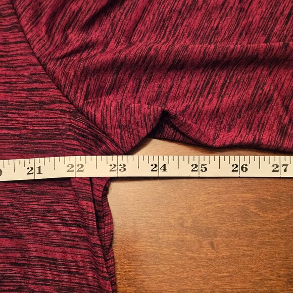 NWT RBX / Reebok Men's "Dri-Fit" Lightweight Hoodie, Wine/Black, Sz XL - Picture 11 of 13